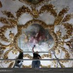 Atelier de Ricou - Hôtel Richer de Belleval, Montpellier, dégagement et restauration de décors peints, sculptés et dorés (2017-2020)