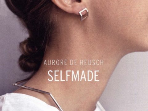 NOJ jewelery selfmade with a woman on the background